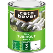 Cetabever Dekkend Tuinhout Beits 300 Wit 750 Ml