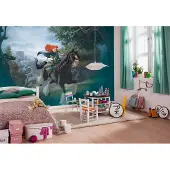 Overig Fotobehang Merida Riding - Meerkleurig - 2,80m X 400cm