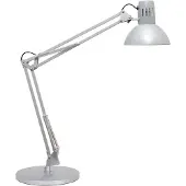 MAUL Bureaulamp MAULstudy, alu / grijs / zink, Werkkamer / Kantoor, metaal, bureaulamp