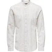 Only & Sons Overhemd 'ONSCaiden' lichtgrijs / offwhite