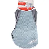 Flamingo Koeljas hond - cooling vest hond - koelvest hond - XL - 45 cm - Frozen Blauw & Grijs - verstelbare verkoelende hondenjas voor de zomer