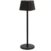 Securit - Tafellamp Oplaadbaar - Georgina | 12-15 hrs Brandduur | Dimbaar | Draadloos | 38cm | Zwart