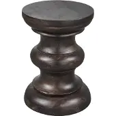 Woood Jonah Bijzettafel - Hout - Donkerbuin - 42x30x30