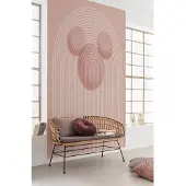 Overig Fotobehang Mickey Arc - Bruin - 2,80m X 250cm
