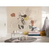 Overig Fotobehang Minnie Soft Shapes - Meerkleurig - 2,80m X 350cm