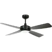 Beacon Slipstream plafondventilator met verlichting, zwart, stil - Beacon , Slipstream, dimbare, Zwart, Woonkamer, Kunststof, Modern