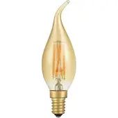 SPL LED Filament Kaars Tip (GOUD) - 4W / DIMBAAR