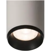SLV Opbouwspot Numinos S Dali cilinder wit/zwart 4000K - 24gr
