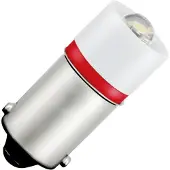 Schiefer BA9s LED Lamp | 0.48W 24V 20mA Rood | 10x23.5mm | 10 stuks