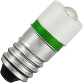 Schiefer E10 LED Lamp | 0.144W 12V 12mA Groen | 10x23.5mm | 10 stuks
