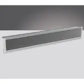 Prolumia Al profiel inb power line 35mm/2m, Geannodiseerd transp. | 46290072