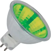 Schiefer GU5.3 MR16 Halogeen Spot | 20W 12V Groen 38° Ø50mm | Dimbaar