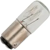 Schiefer BA15d Gloeilamp | 7W 150V 46mA 2500K | 16x45mm | 10 stuks