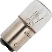 Schiefer BA15d Gloeilamp | 4W 85V 47mA 2500K | 16x35mm | 10 stuks