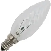 Schiefer E14 Gedraaide Kaars Gloeilamp | 40W 2700K 320lm 235V | Dimbaar
