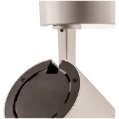 SLV Opbouwspot Numinos L Wit Zwart 3000k 24gr