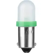 Schiefer BA9s LED Lamp | 0.36W 24V 15mA Groen | 8.5x28mm | 10 stuks
