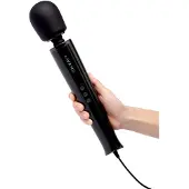 Le Wand Powerful Plug-In Vibrerende Massage Vibrator Zwart