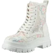 Buffalo Veterlaarsjes 'Aspha Rld' lichtblauw / lichtgeel / rosa / wit