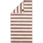 Cawö Handdoek Lines Block Stripes Pepper (Set van 3)