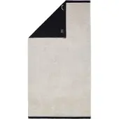 Cawö Douchelaken Lifestyle Splash Reversible Platinum/Black