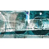 Overig Fotobehang Imbrica Tracks - Groen - 2,80m X 500cm