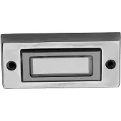 Overig Smartwares Deurbelknop 3333bs - Geborsteld Staal - Bedraad - Met Naamplaatje