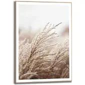 Overig Schilderij Helmgras Slim Frame - Mdf - Zand - 50x70cm