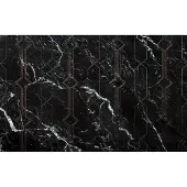 Overig Fotobehang Marble Black - Zwart - 2,50m X 400cm