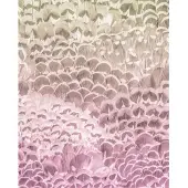 Overig Fotobehang Pale Feathers - Roze - 2,50m X 200cm