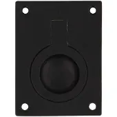 Intersteel | Luikring | 50x39mm | Mat Zwart