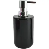 Spirella MSV Zeeppompje/dispenser Porto - PS kunststof - zwart - 7 x 16 cm - 260 ml - Zeeppompjes