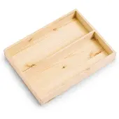 Zeller Present Houten krat 40 x 30 x 24 cm Zeller | uitneembare indeling