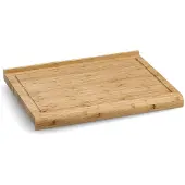 Zeller 2057769 planche à découper avec rebord en bambou marron 48 x 38 x 3 cm