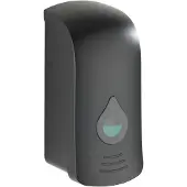 Wenko Desinfectie & Zeepdispenser Ranera L - 750ml kunststof mat zwart - Wandmontage - Zeeppomp