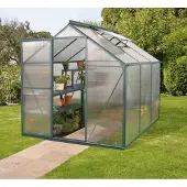 Pergart Tuinkas Triton 3800 - Polycarbonaat 6mm - Smaragd - 198x193x207cm