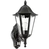 Eglo Navedo Wand S Zwart 1 Lichtpunt met Sensor