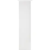 Elbersdrucke Schuifgordijn Feel Good Uni 245x60 cm wit transparant
