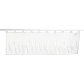 Elbersdrucke Bistro Gordijn Helio 48x140 cm wit semi-transparant