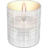 Tenderflame Lilly Glass 10 cm - wit print