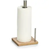 Zeller Present Rolhouder, Keukenrolhouder, Bruin, Zilver
