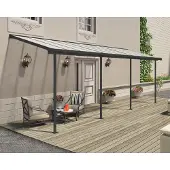 Canopia Palram | - Terrasoverkapping Sierra - Donkergrijs - 2,2x6,7m