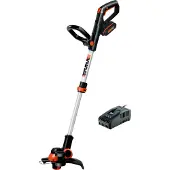 WORX WG163E.2, 2-in-1 borstelsnijder & kanttrimmer, 30 cm, nylonkoord, zwart, oranje, accu, 20 V
