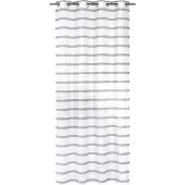 Elbersdrucke Gordijn met oogjes Ida 255x140 cm grijs semi-transparant