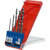 Kwb 421140 HSS Metaal-spiraalboorset 5-delig 2 mm, 3 mm, 4 mm, 5 mm, 6 mm DIN 1412 C 1/4 (6.3 mm) 1 stuk(s)