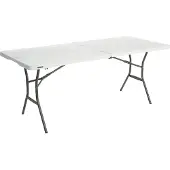 Lifetime - werktafel - buffettafel - 180 cm - inklapbaar als koffer - wit