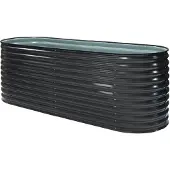 Westmann Metalen plantenbak ispb170h-a bloembak tuin hochbeed 240x80x82 cm