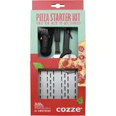 Cozze Cadeauset met Pizzaschep, thermometer & Pizzasnijder, 3-delig