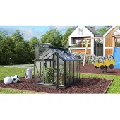 Vitavia Tuinkas Merlin - Polycarbonaat 4mm - Zwart - 87x112x91cm