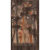 Living Walls The Wall II - Blauw - Bomen - 392371